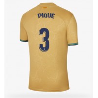 Barcelona Gerard Pique #3 Udebanetrøje 2022-23 Kortærmet
